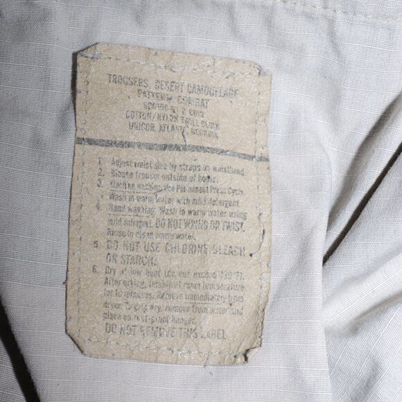 31"-35" Adjustable Men's camouflaged Desert pants/trousers Medium X Long Cargo - Picture 4 of 6